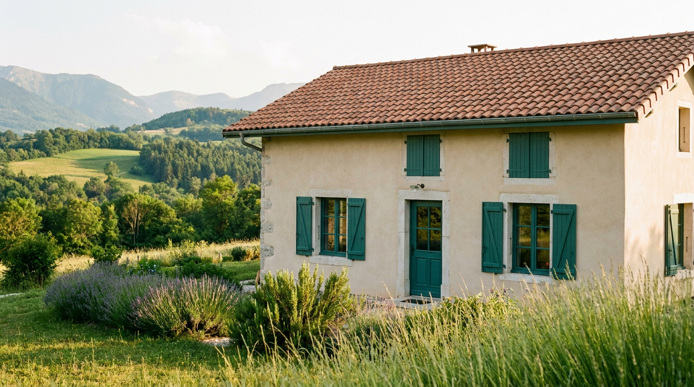 Maison restaurée dans les Vals du Dauphiné